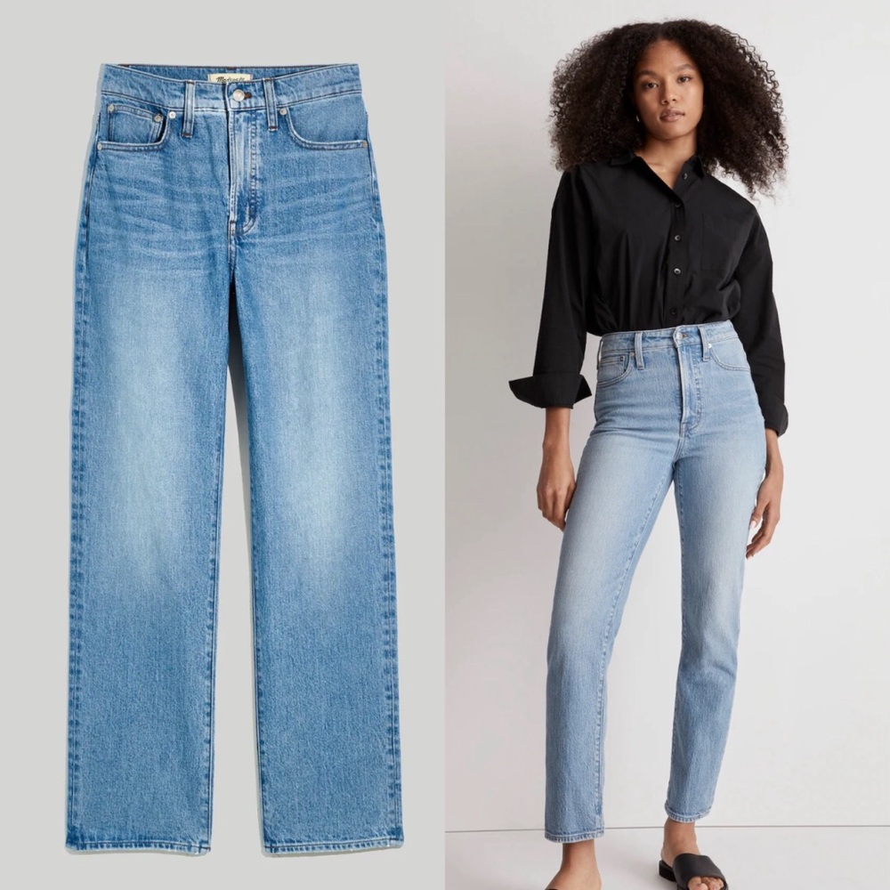 Madewell The Perfect Vintage Straight Jean Ferman Wash Size 26